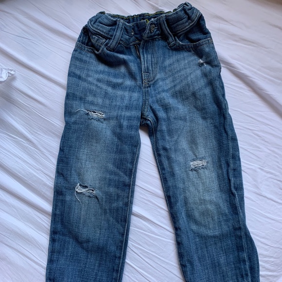 GAP KIDS 3T BOYS DISTRESS BLUE JEANS - Picture 1 of 4